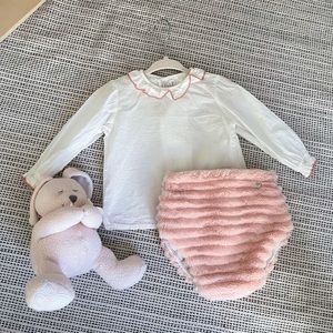 Paz Rodríguez Bloomers & matching blouse